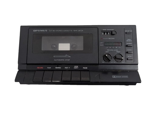 optimus sct-86 cassette deck