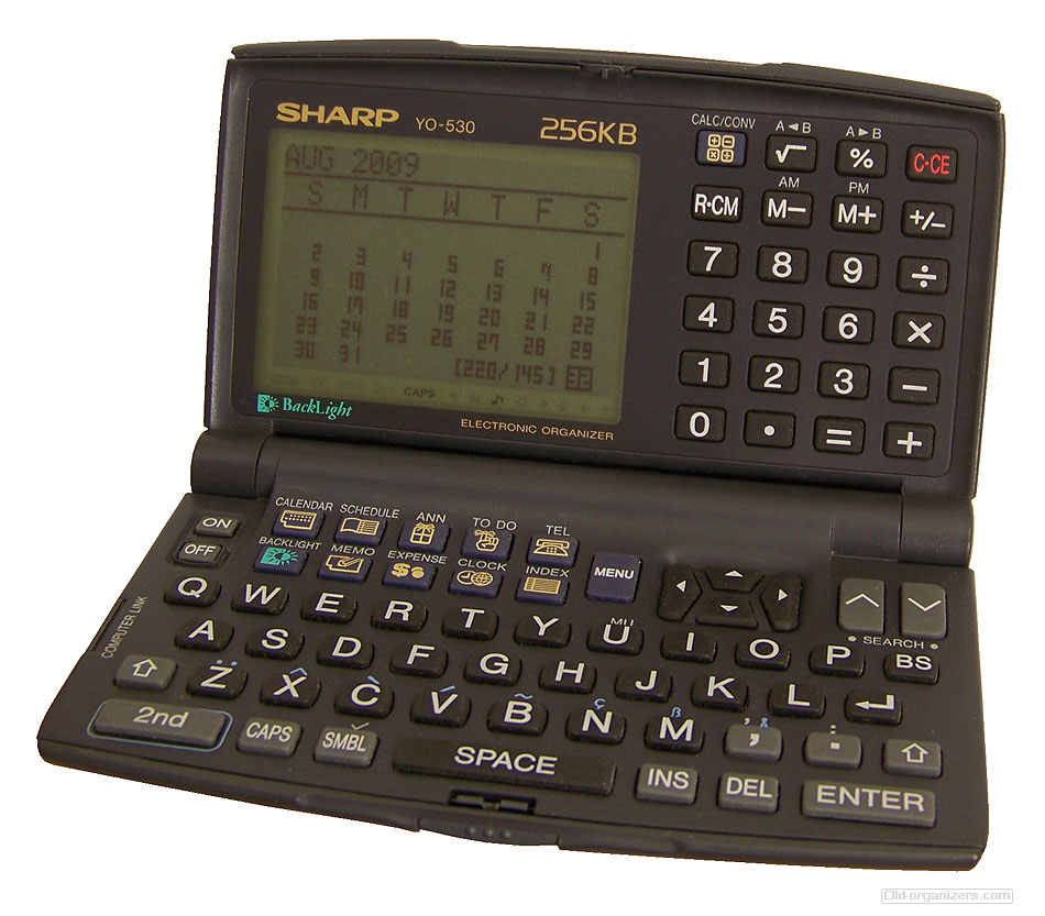 sharp yo-530 electronic organizer